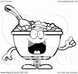 Sketch Of A Bowl Cereal Coloring Pages sketch template