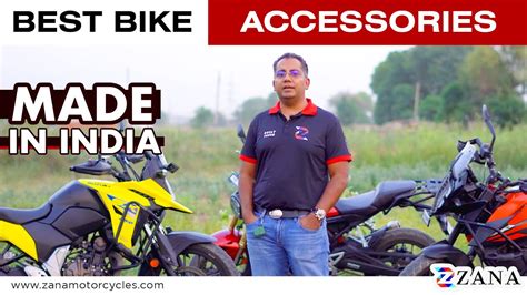 Best Bike Accessories | Made In India | Zana Motorcycles - YouTube