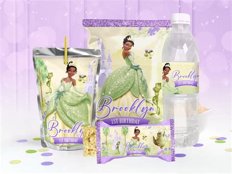 Princess Tiana Party Package, Princess Tiana Birthday Printables ...