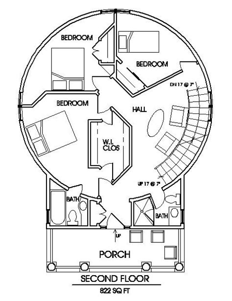 The Classic Plan | Silo house, Round house plans, House floor plans