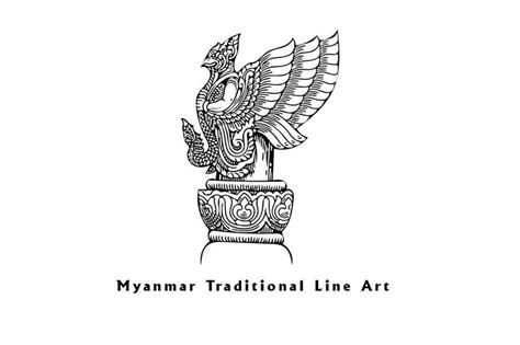 Myanmar Art Thailand Art Line Art - vrogue.co