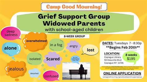 Widowed Parent Support Group | Camp Good Mourning!