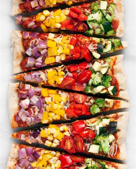 Grilled Rainbow Veggie Pizza with Tomato Sauce | Last Ingredient