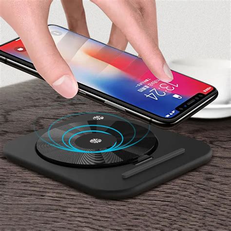 10W Qi Wireless Charger Desktop Fast Wireless Charging For iPhone XR XS Max 8 Plus for Samsung ...