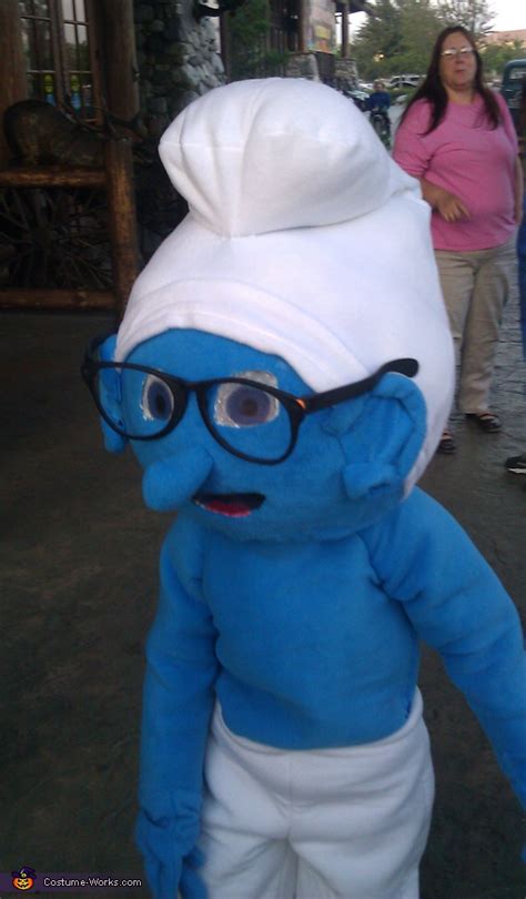 Homemade Brainy Smurf costume - Photo 2/2