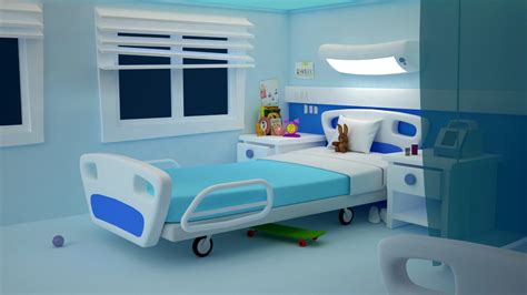 Cartoon Hospital Room Background