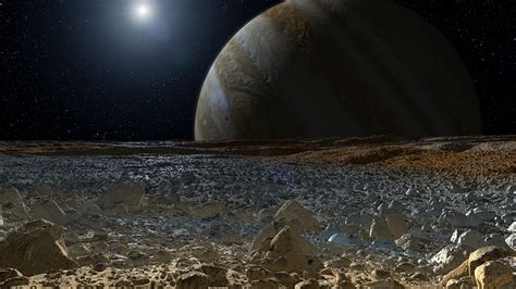 Simulated View from Europa's Surface – NASA's Europa Clipper