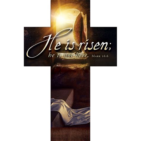 Bookmark - He is risen; he is not here. - Mark 16:6 KJV - H4200BC - Concordia Supply