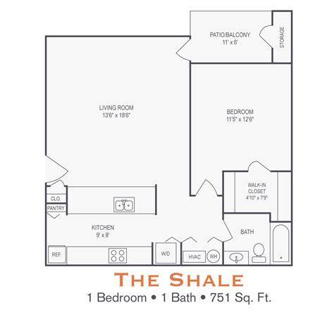 Kansas City Area Rental Floorplans - Stone Ridge Apartments