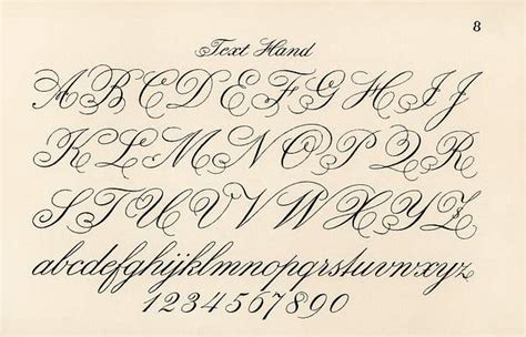 Cursive fonts from Draughtsman's Alphabets | Free Photo - rawpixel