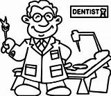 Coloring Pages  Dentist Coloring sketch template