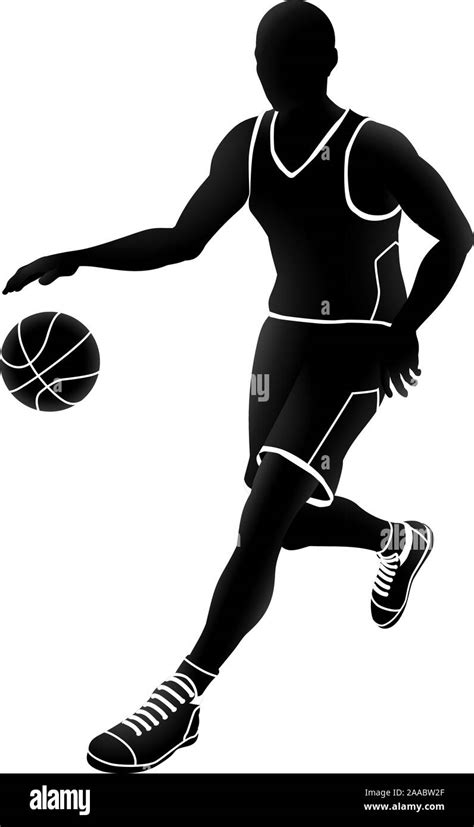 Basketball Player Silhouette Stock Vector Image & Art - Alamy