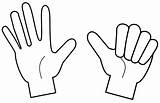 Count Von Finger Counting PNG Clipart Arm Black And  sketch template