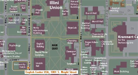 University Of Illinois Campus Map - Maps Model Online