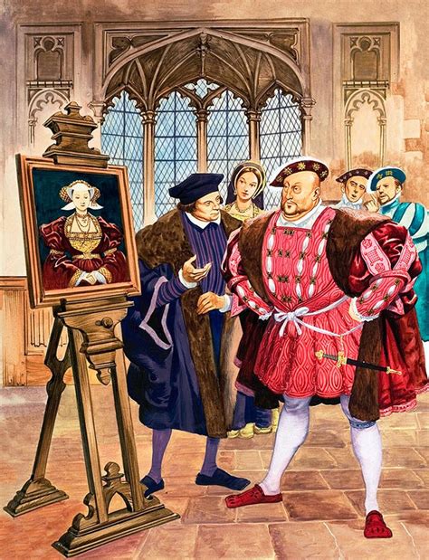 Henry VIII and Anne of Cleves (Original) art by British History (Peter ...