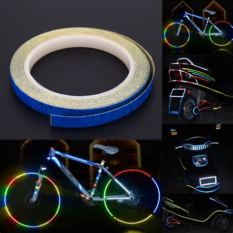 Aliexpress.com : Buy 1pcs Blue Bike Sticker Bicycle Reflective Stickers ...