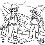 Gold Rush Mining Scene Coloring Page 43563 34413 sketch template