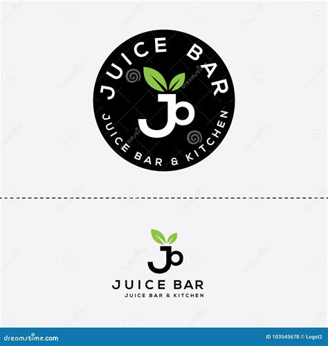 Juice Bar Vector Logo Design Stock Vector - Illustration of fruit ...