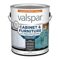 Valspar Cabinet Enamel Base 1 Semi-Gloss Enamel Tintable Interior Paint ...