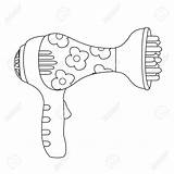 Hair Dryer Sheet Coloring Pages sketch template