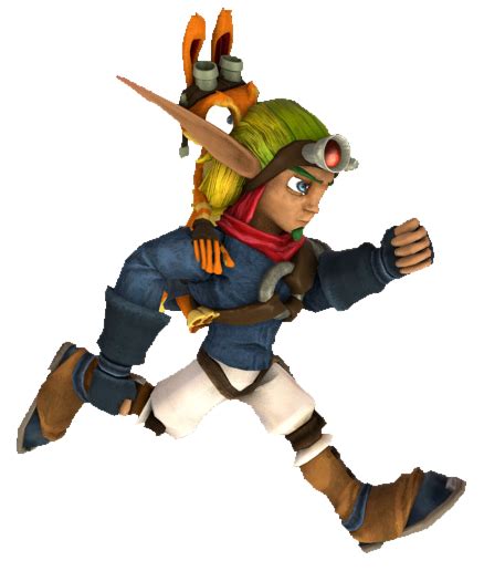 Jak and Daxter running by TransparentJiggly64 on DeviantArt