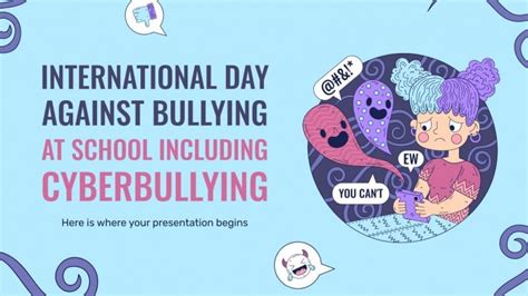 Day against Bullying at School | Google Slides & PPT