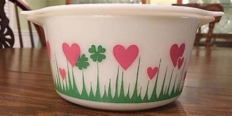 Pyrex Reissues Lucky In Love Pattern - History of Pyrex Lucky In Love Pattern