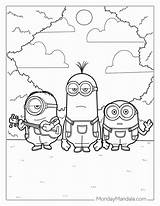 Detailed minion coloring pages  UsereX sketch template