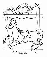 Puppet Coloring Page  Home sketch template