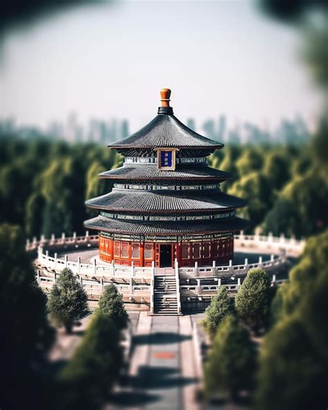 Premium AI Image | Beijing Tiantan Ancient Architecture Landscape