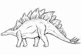 Stegosaurus Coloring Page For Kids sketch template