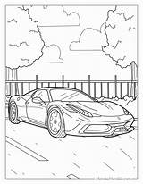 Free Printable Car Coloring Pages sketch template