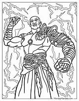 20 Mortal Kombat Coloring Pages Free PDF Printables sketch template