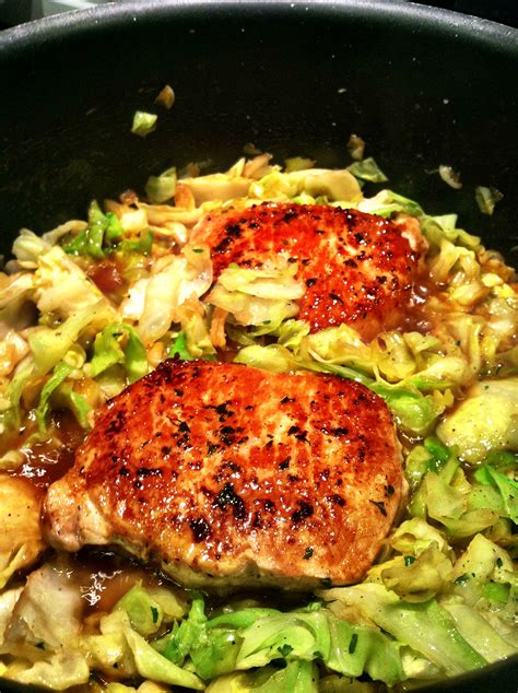 pork chops + cabbage | made with love & sarcasm