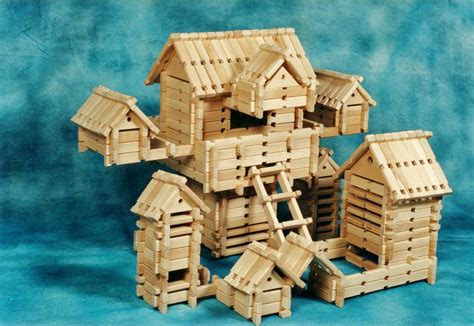 Wood Building Toy, 344 piece hardwood block set, educational toy, children's construction toy