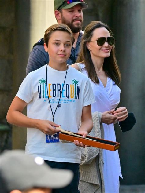 Angelina Jolie and son Knox on day out amid legal row with Brad Pitt ...