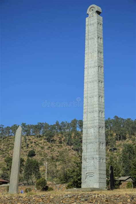 Famous Obelisks in Aksum, Ethiopia. Stock Image - Image of axum ...