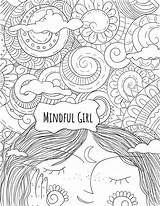 Mindfulness Coloring Page  Etsy sketch template