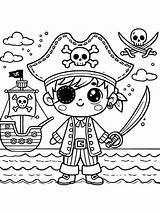 Pirate Coloring Pages Free Printable Sheets For Kids sketch template