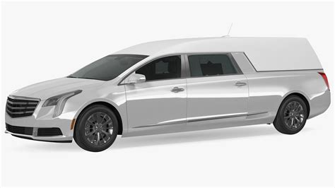 White luxury hearse car model - TurboSquid 1561800