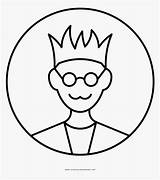 Geek Coloring Page  Line Art HD Png Download Kindpng sketch template