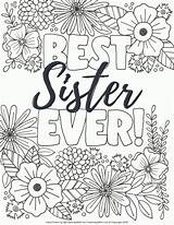 The Word Sister Coloring Pages sketch template