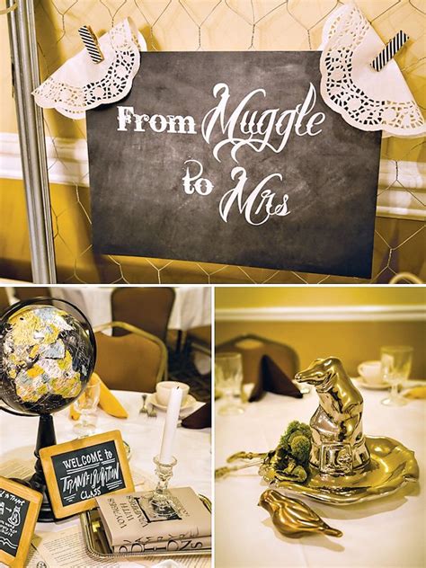 Magical "Harry Potter Romance" Bridal Shower // Hostess with the Mostess®