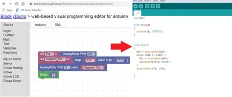 Programming Arduino Using Loops and the Map Function in BlocklyDuino | Arduino | Maker Pro