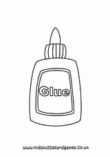 Glue Coloring Page Printable Sketch Coloring sketch template