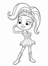 Rainbow Rangers Coloring Pages Free Printable Little Sorceresses sketch template