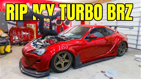 I FULL SENT THE TURBO BRZ AND IT BROKE... - YouTube