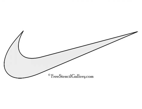 Nike Swoosh Logo Stencil | Free Stencil Gallery | Diy embroidery shirt, Diy embroidery patterns ...