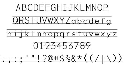 Printable Fonts To Trace