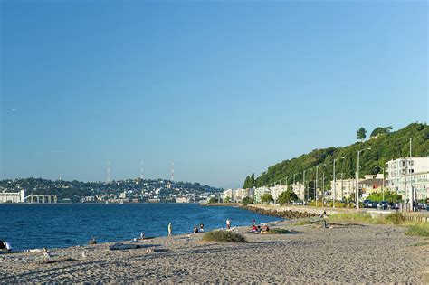 Alki Beach Park, West Seattle Photograph by David L Moore - Fine Art ...